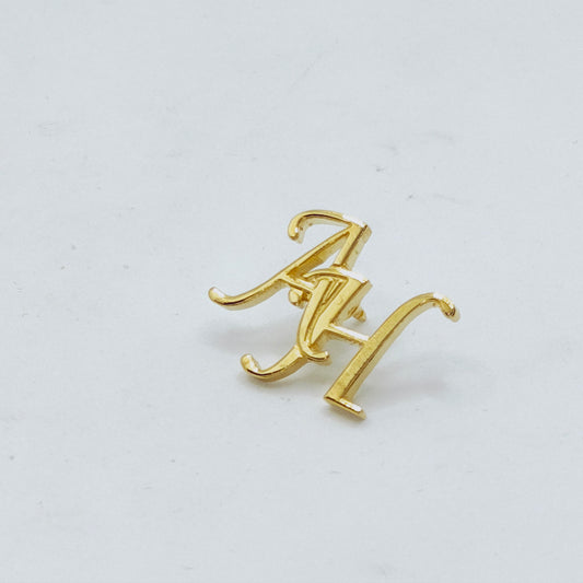 AH Double Initial Lapel Pin