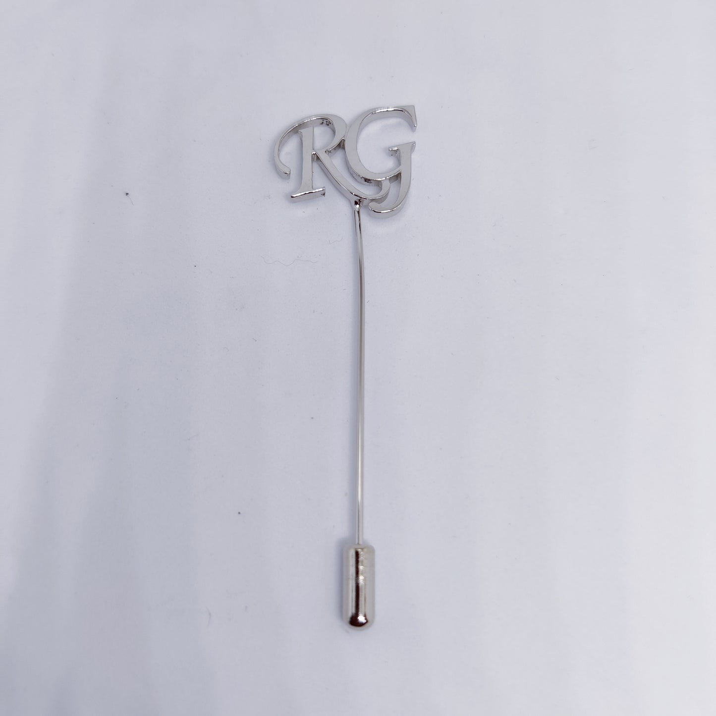 RG Double Initial Lapel Pin