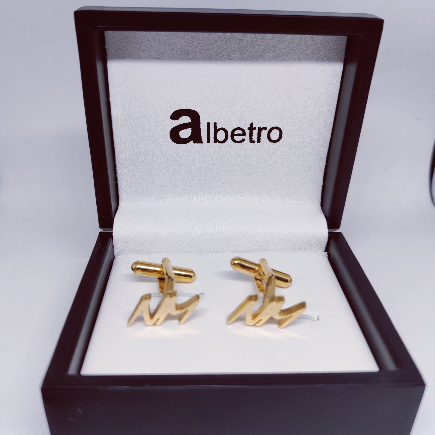 NM Double Initial Cufflinks