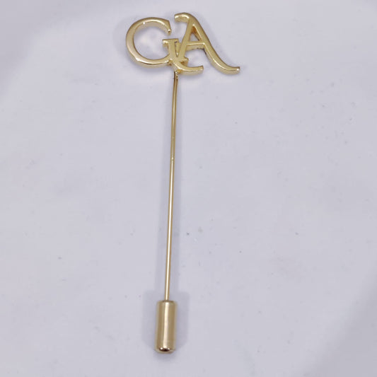 GA Double Initial Lapel Pin