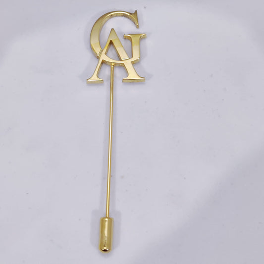 AG Double Initial Lapel Pin