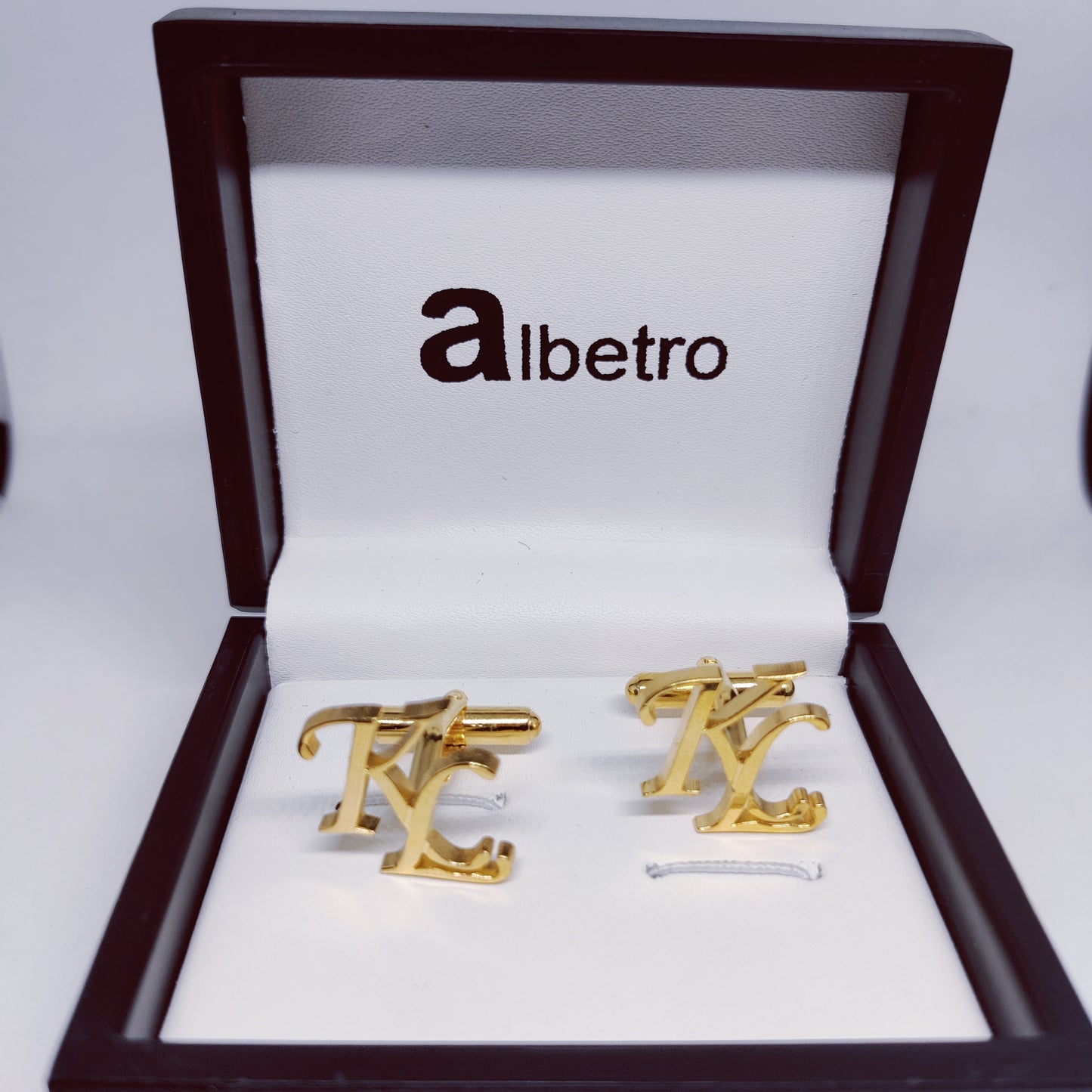 KL Double Initial Cufflinks