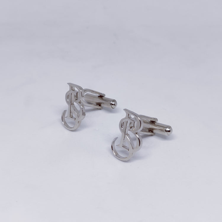 BS SB Double Initial Cufflinks