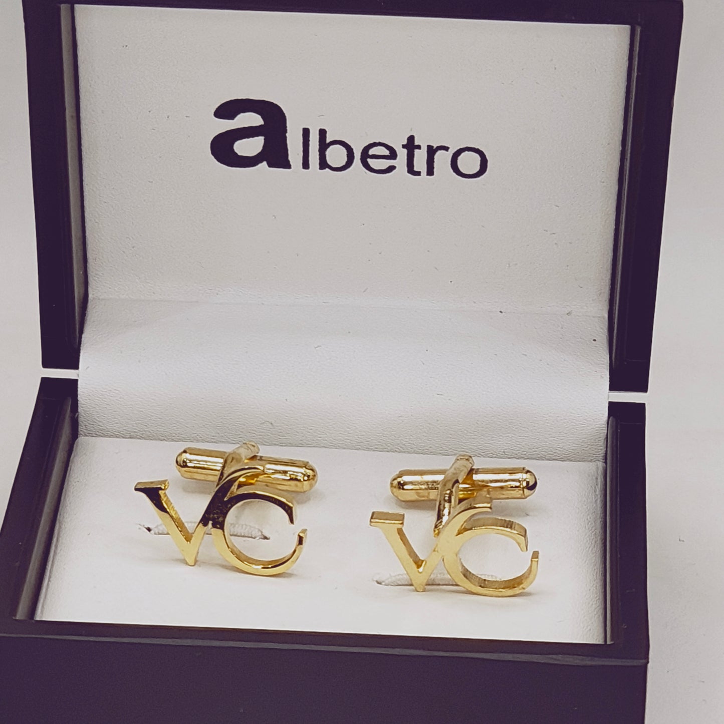 VC Double Initial Cufflinks