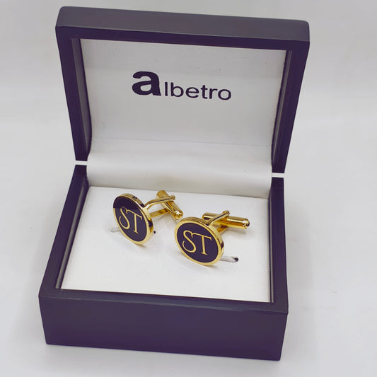 ST Initial Monogram Cufflinks