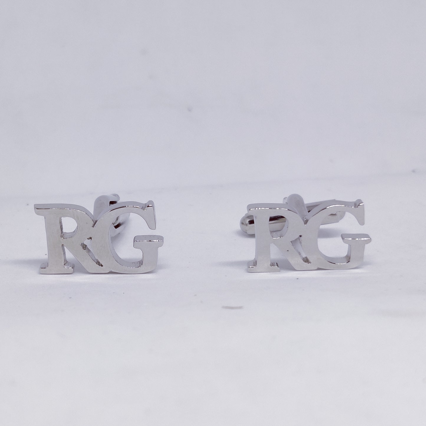 RG Double Initial Cufflinks