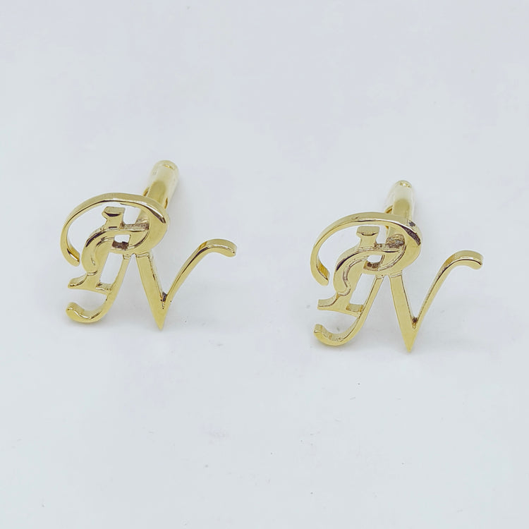 PN Double Initial Cufflinks