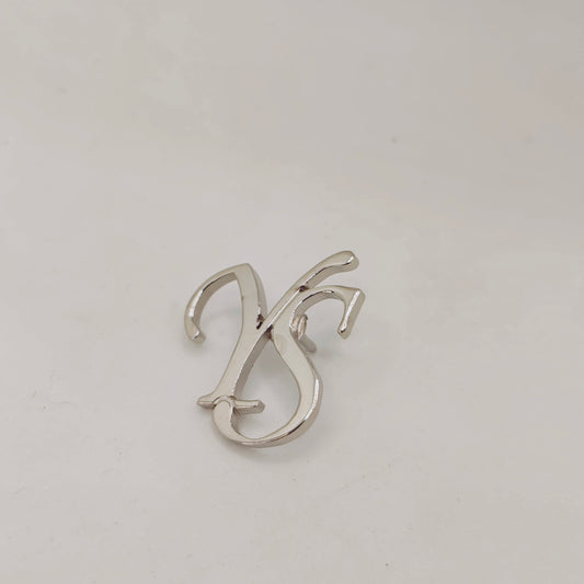 YS Double Initial Lapel Pin