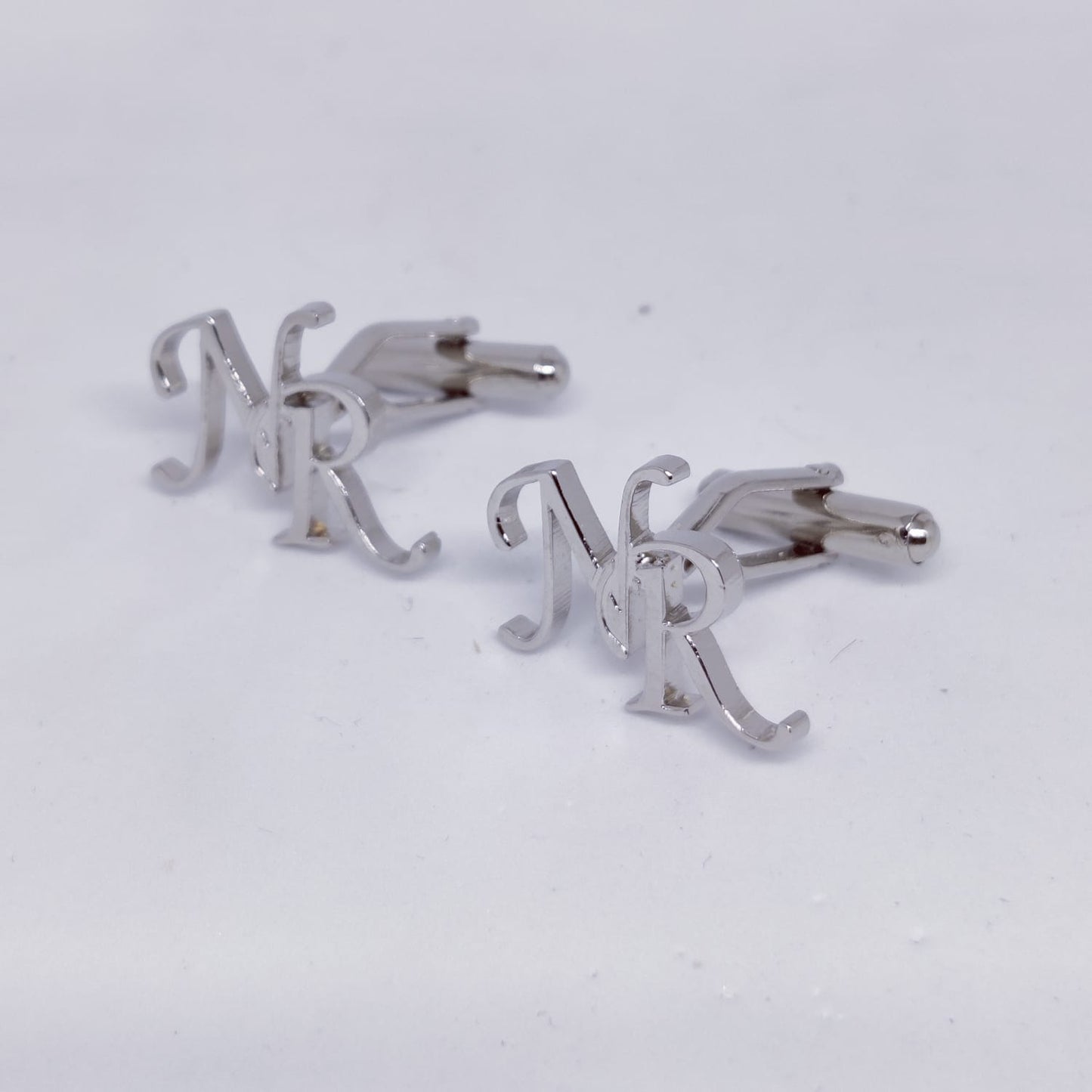 NR Double Initial Cufflinks