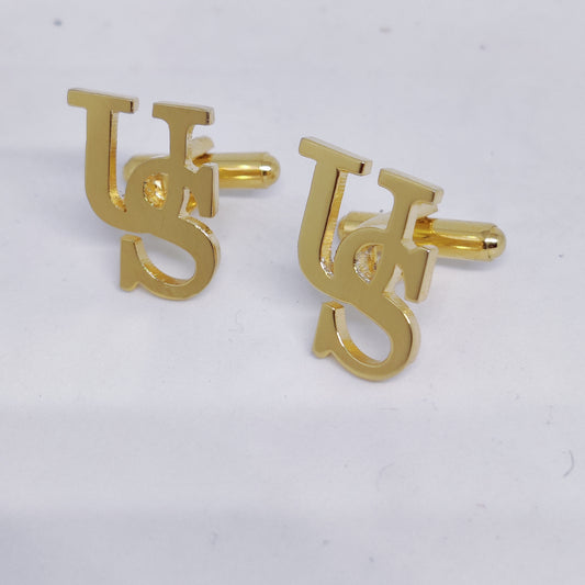 US Double Initial Cufflinks