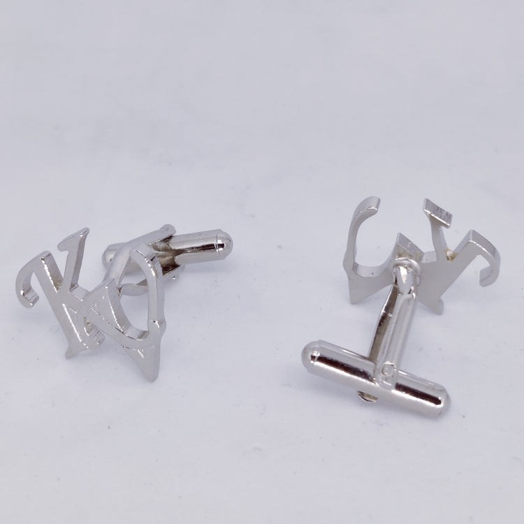 KV Double Initial Cufflinks