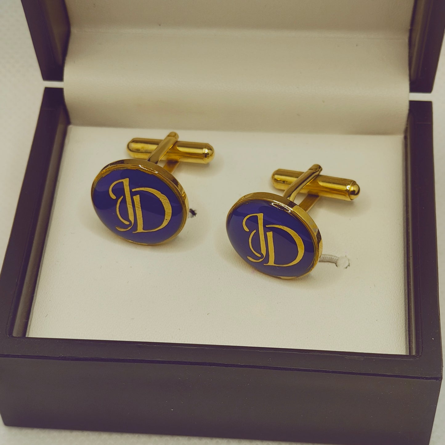JD Initial Monogram Cufflinks