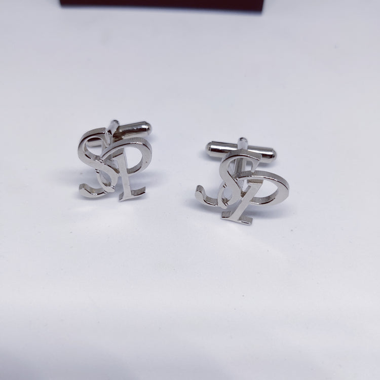 SP Double Initial Cufflinks