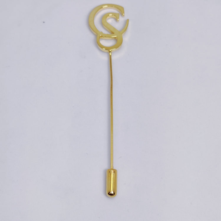 CS Double Initial Lapel Pin