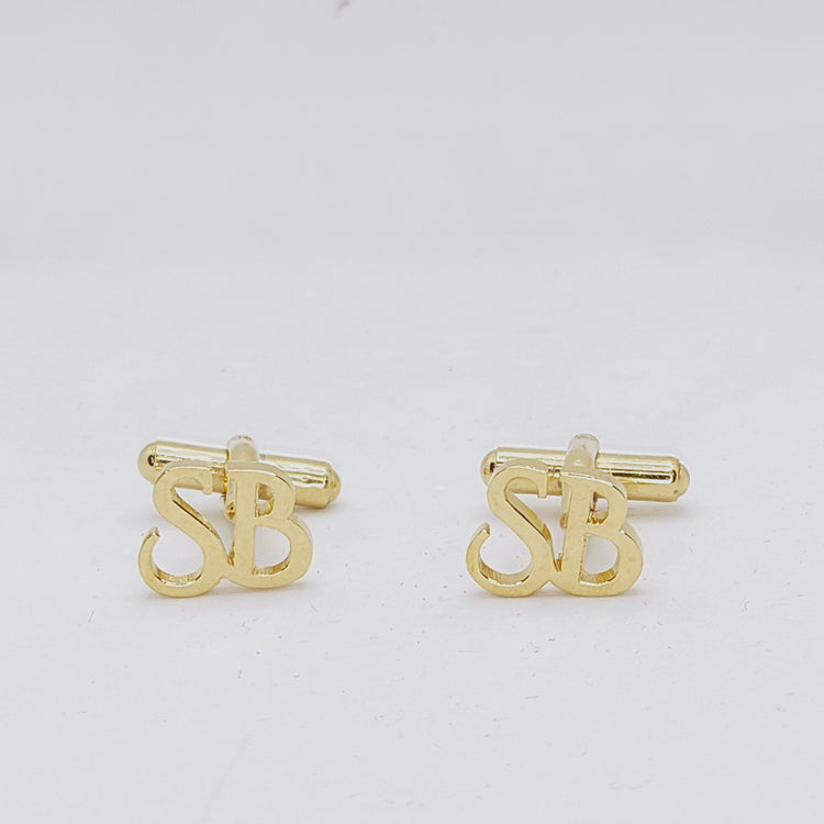 SB Double Initial Cufflinks