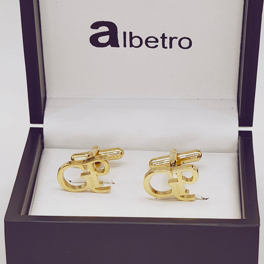 GP Double Initial Cufflinks
