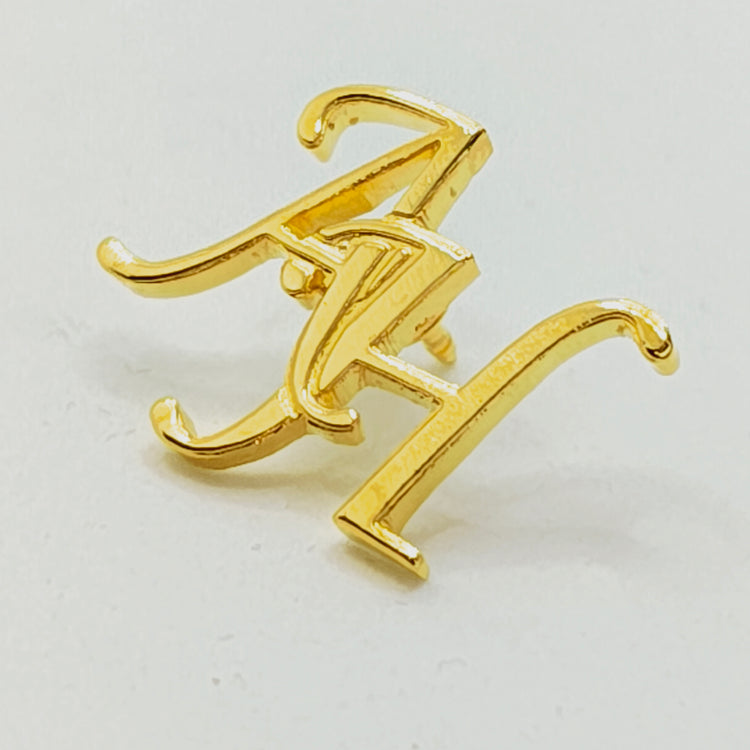 AH Double Initial Lapel Pin