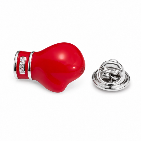 Champion Boxing Glove Lapel Pin