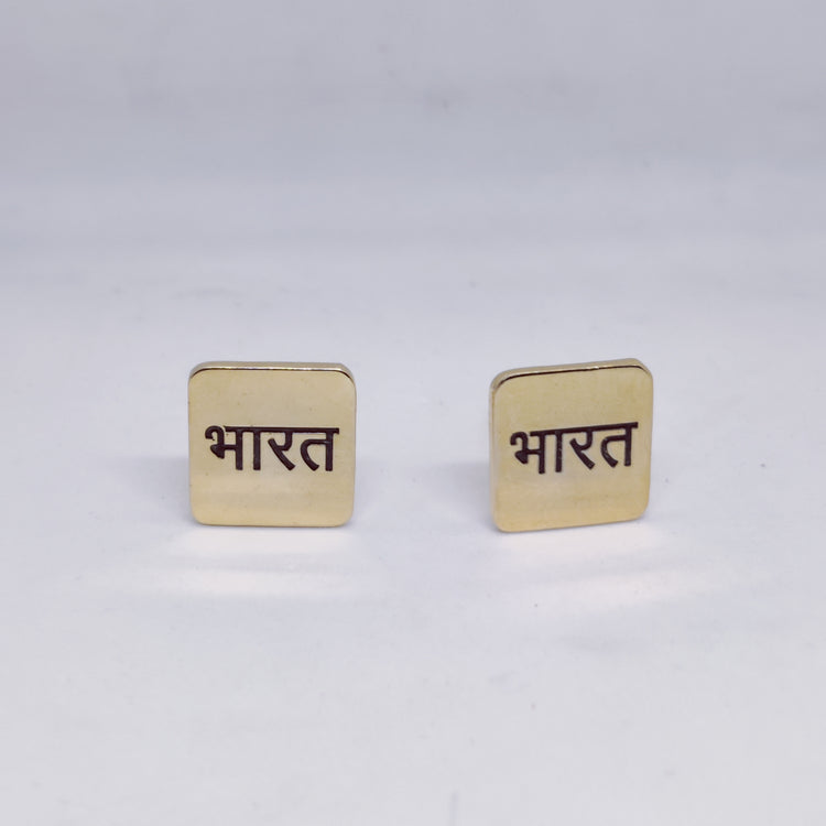 भारत engraved Cufflinks