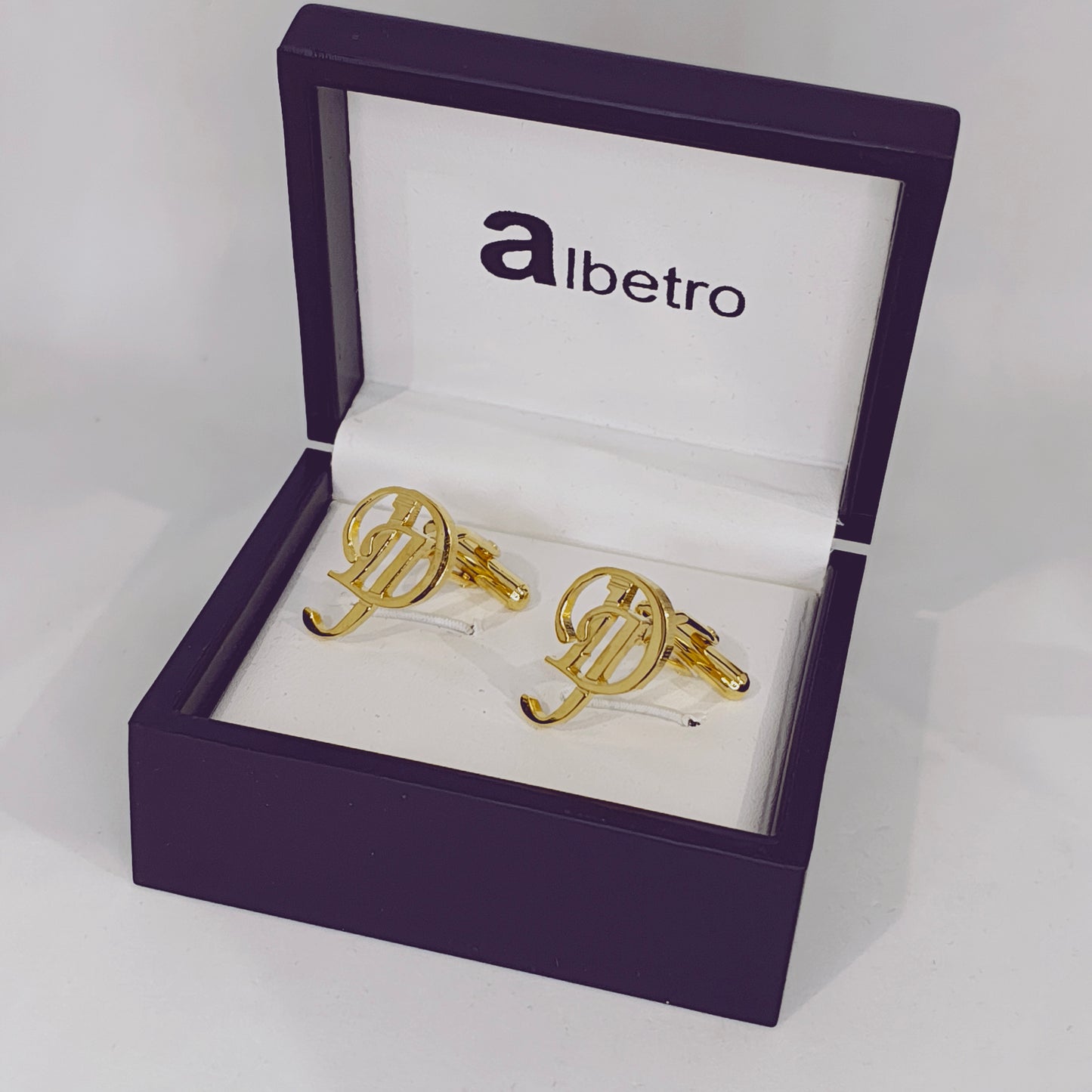 DJ Double Initial Cufflinks