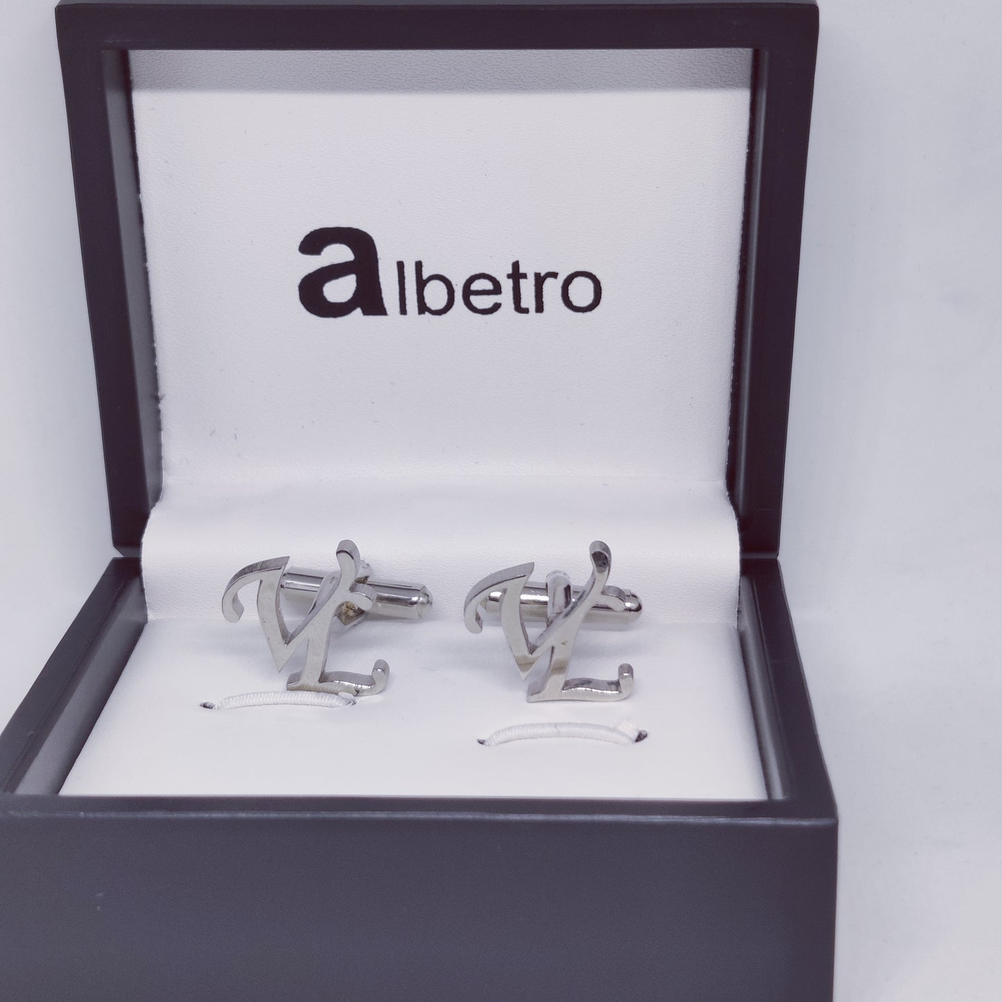VL Double Initial Cufflinks