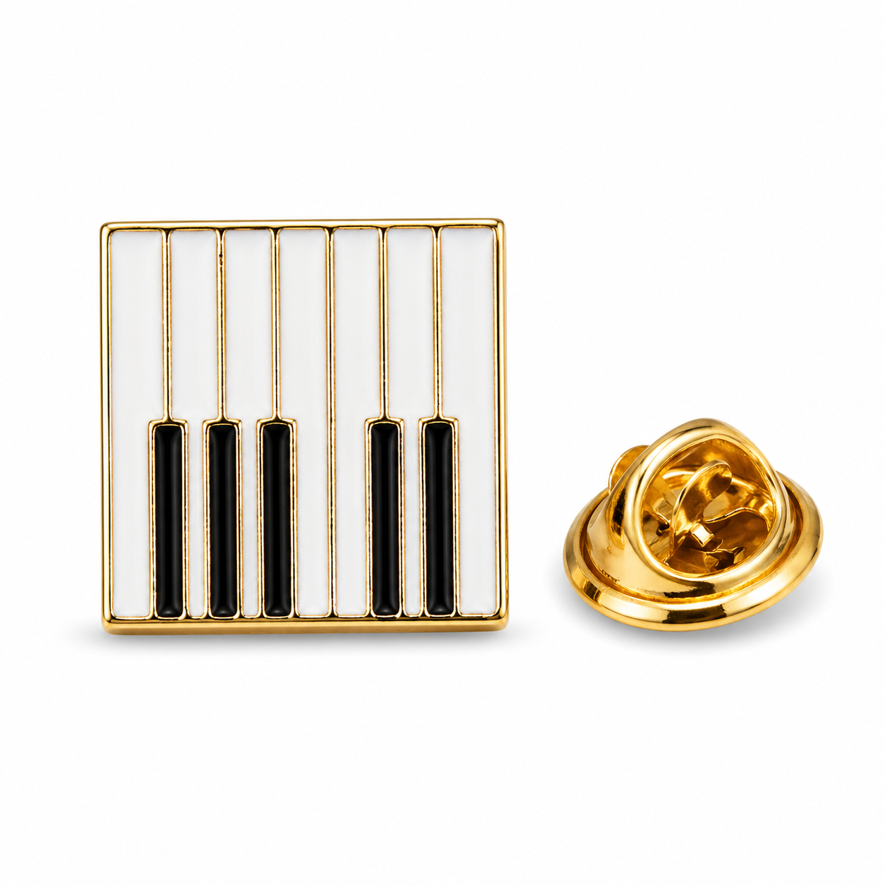 Piano Keys Lapel Pin