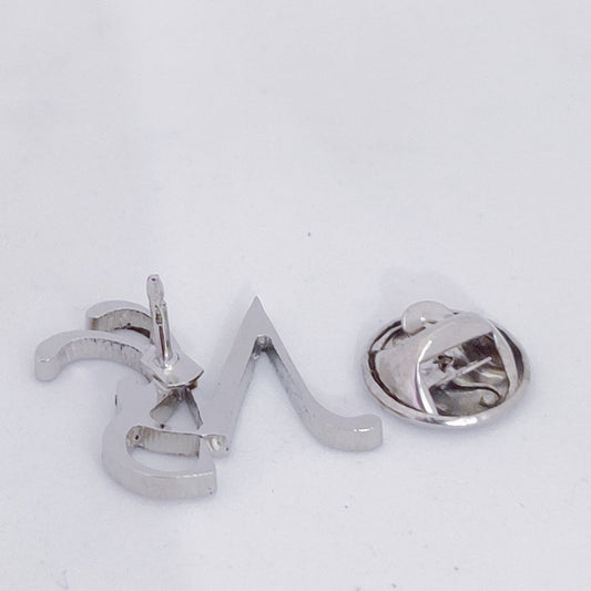 SN Double Initial Lapel Pin