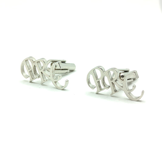 PRC Triple Initials Cufflinks