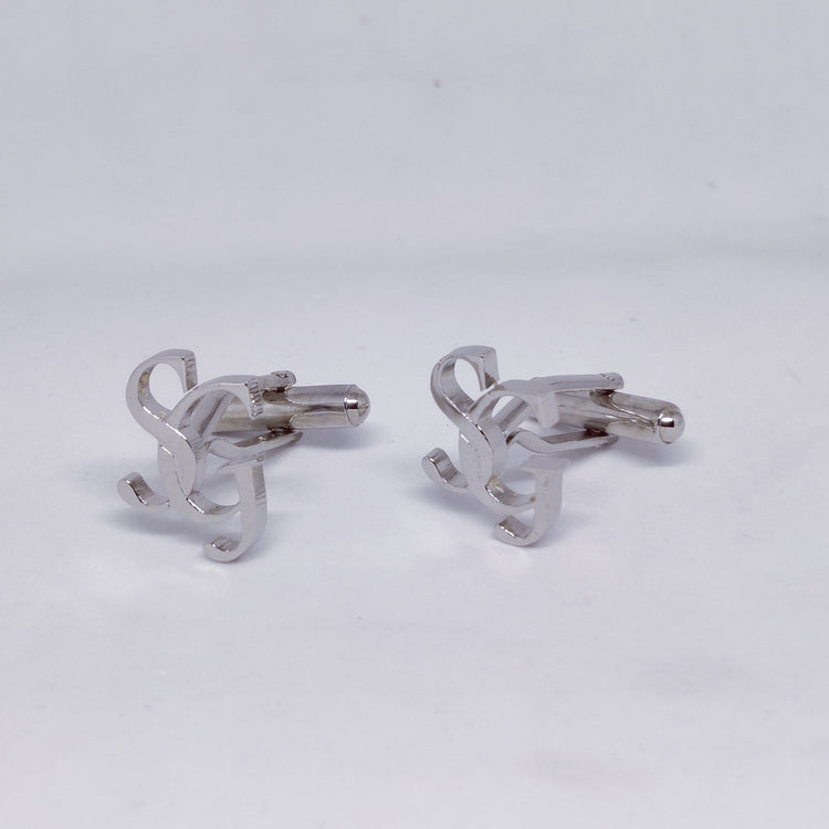 SG Double initial Cufflinks