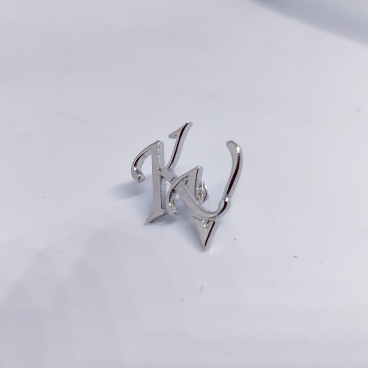 KV Initial Lapel Pin