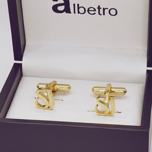 SJ Double Initial Cufflinks