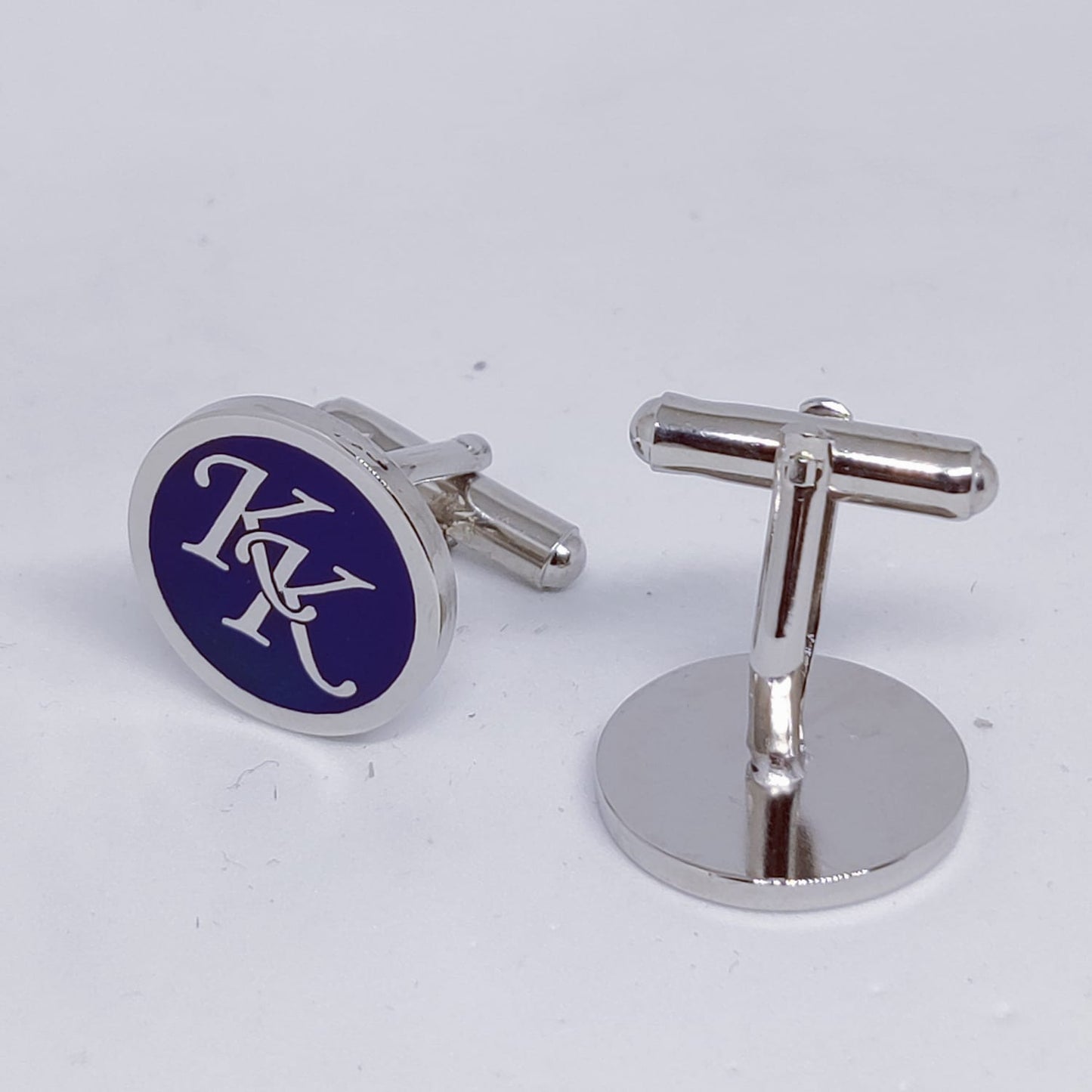KK Initial Monogram Cufflinks