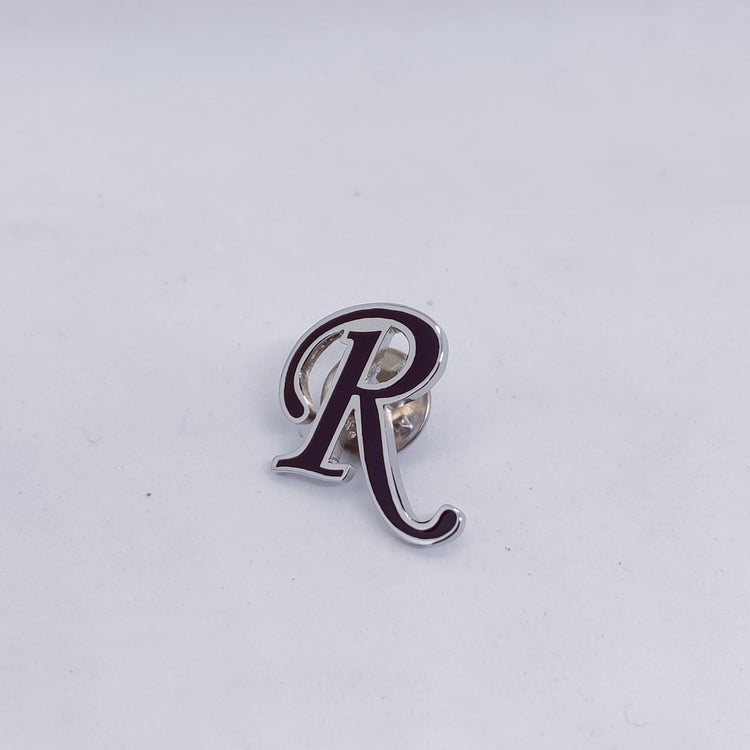 Initial R Lapel Pin