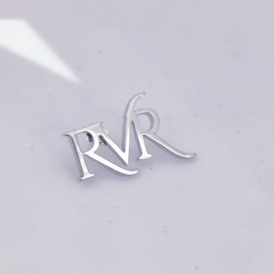 RVR Triple Initials lapel pin