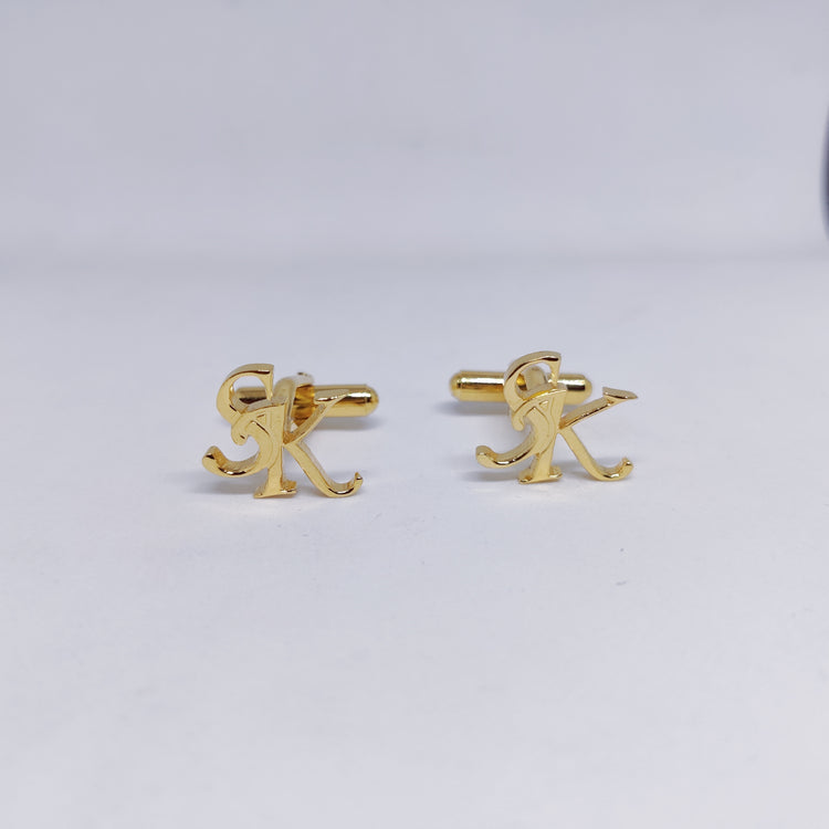 SK Double Initial Cufflinks
