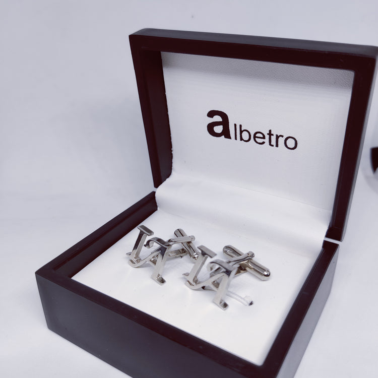 IA Double Initial Cufflinks