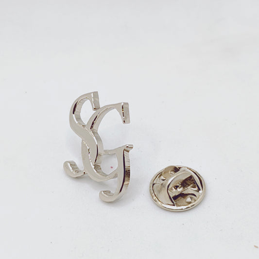 SG Double Initial Lapel Pin