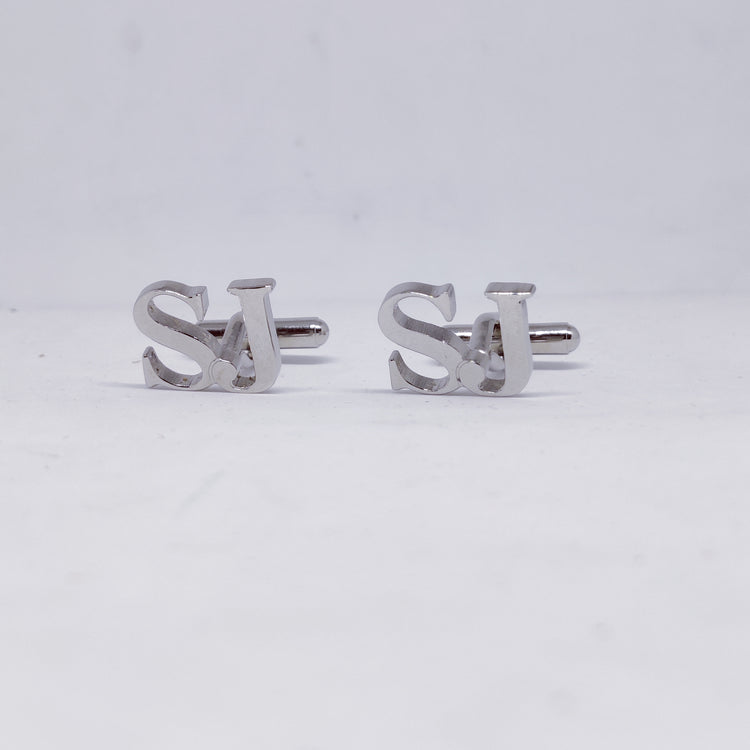 SJ Double Initial Cufflinks