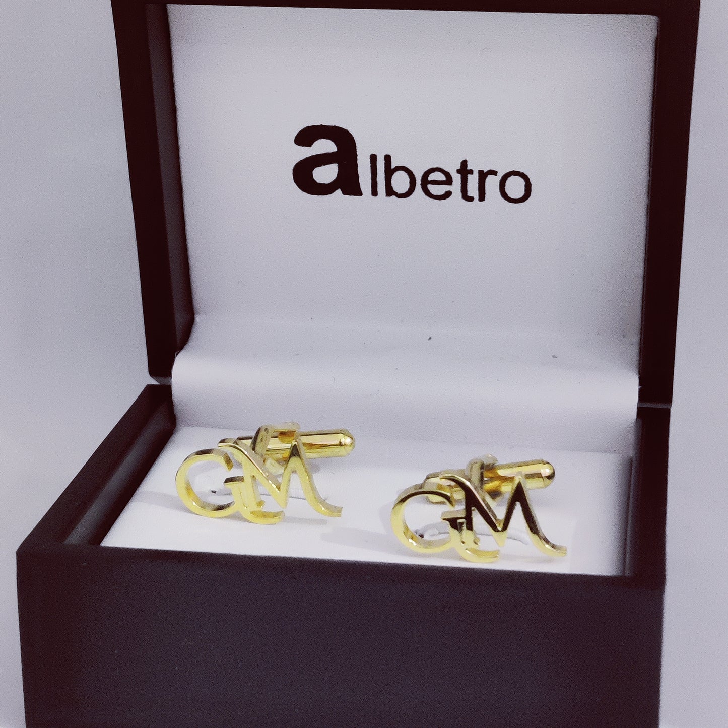 GM Double Initial Cufflinks