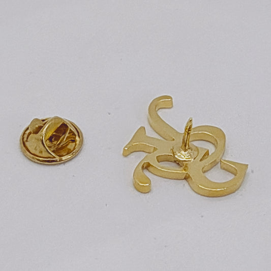 SR Double Initial Lapel Pin