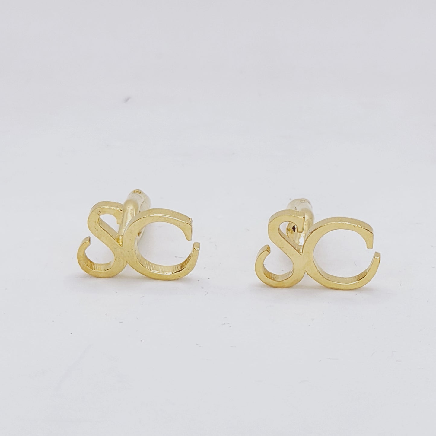 SC Double Initial Cufflinks