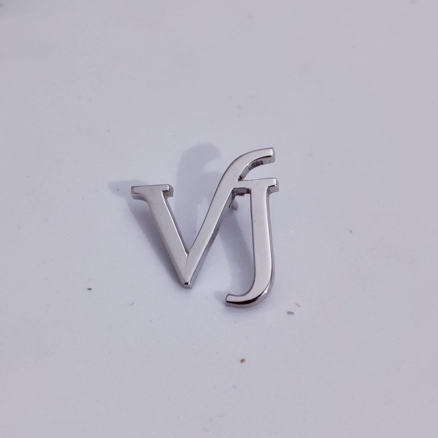 VJ Double Initial Lapel Pin