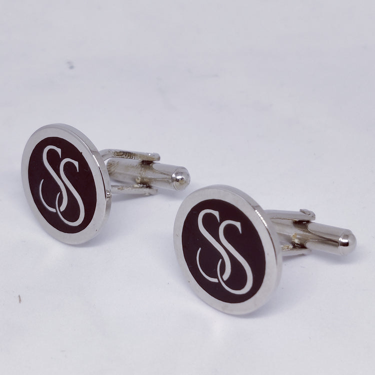 SS Initial Monogram Cufflinks