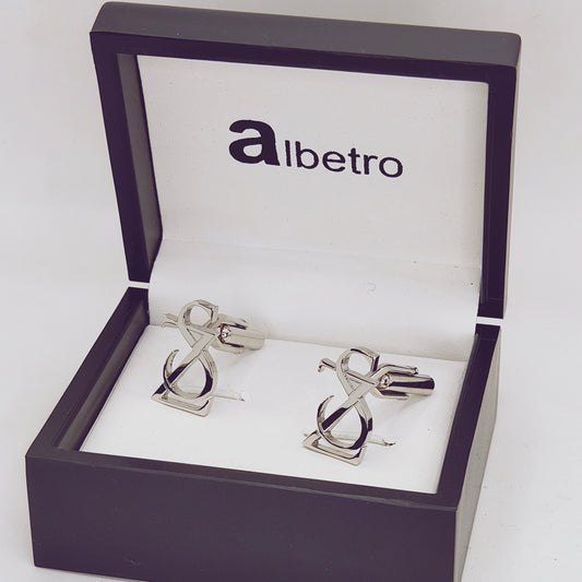 ZS SZ Double Initial Cufflinks