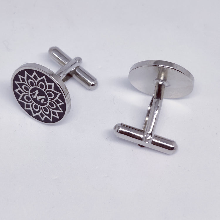 SA initial monogram cufflinks