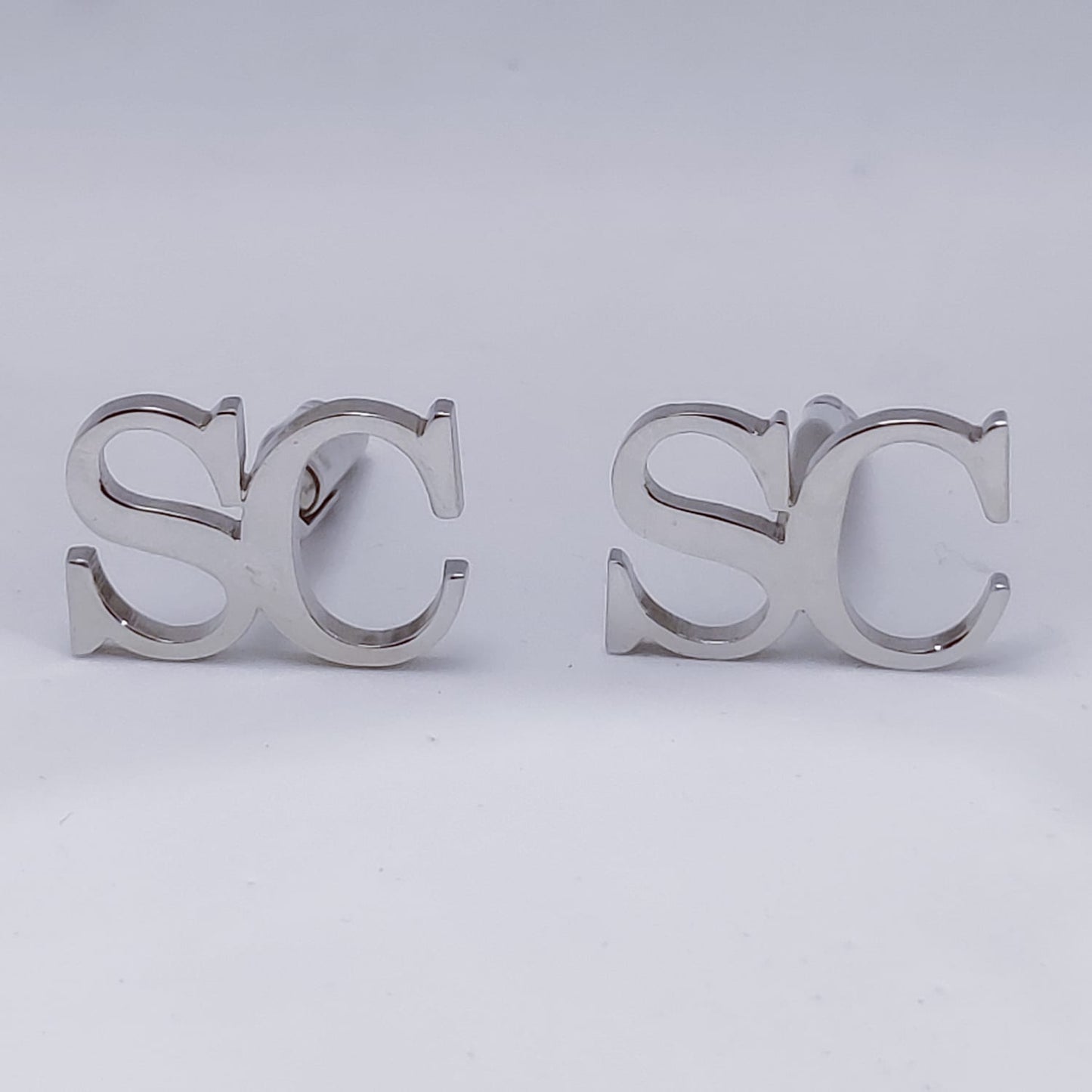 SC Double Initial Cufflinks