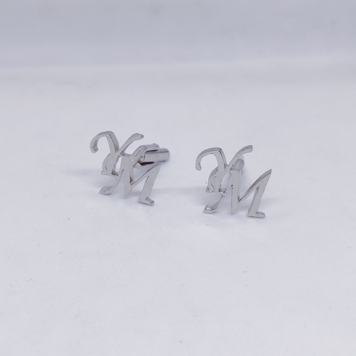 YM Double Initial Cufflinks