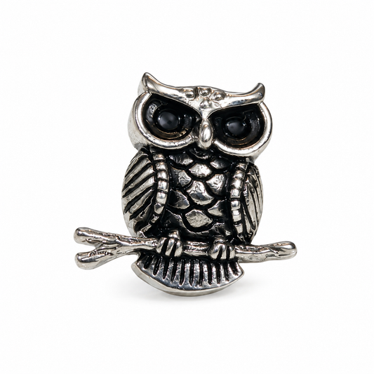 Midnight Owl Lapel Pin