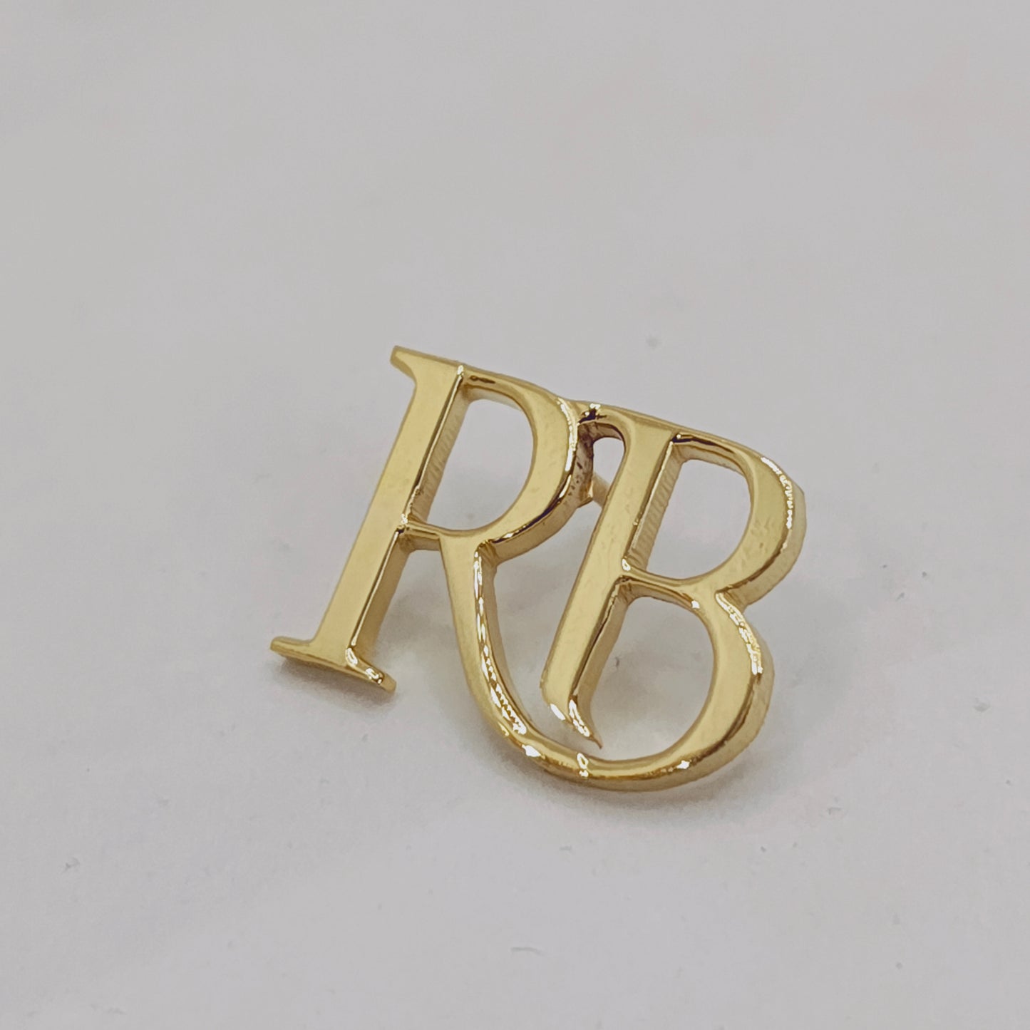 RB Double Initial Lapel Pin