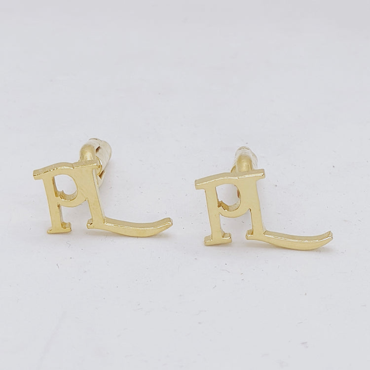 PL Double Initial Cufflinks